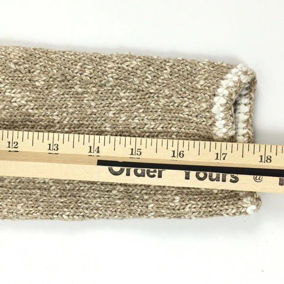 Amina Rubinacci Napoli Sweater 40 Tan Linen Made in Italy Cardigan Size Small - Picture 8 of 10